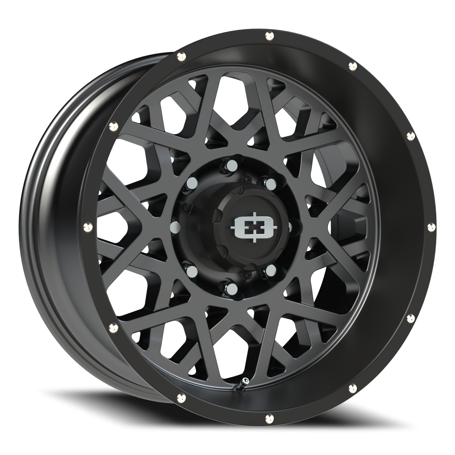 Vision Rocker 20X10 Anthracite with Satin Black Lip Wheel