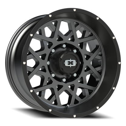 Vision Rocker 20X10 Anthracite with Satin Black Lip Wheel