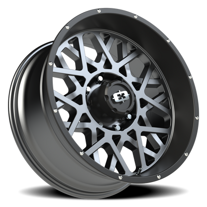 Vision Rocker 22X10 Anthracite with Satin Black Lip Wheel