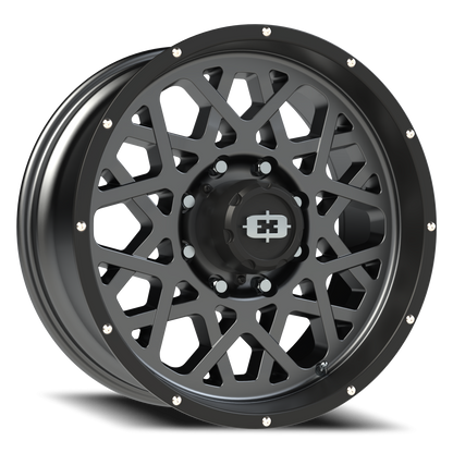 Vision Rocker 20X9 Anthracite with Satin Black Lip Wheel