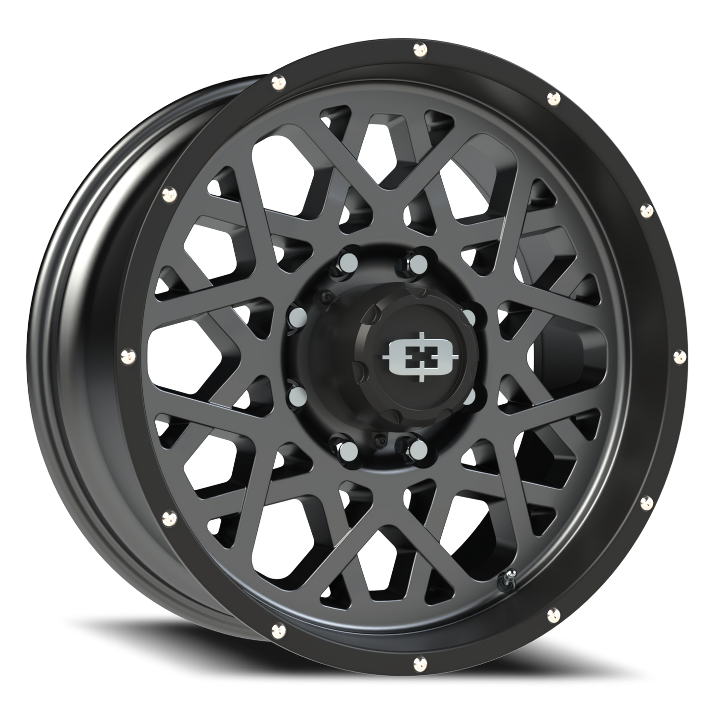 Vision Rocker 20X9 Anthracite with Satin Black Lip Wheel