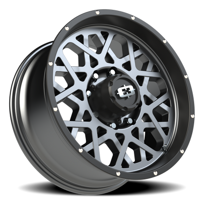 Vision Rocker 20X9 Anthracite with Satin Black Lip Wheel