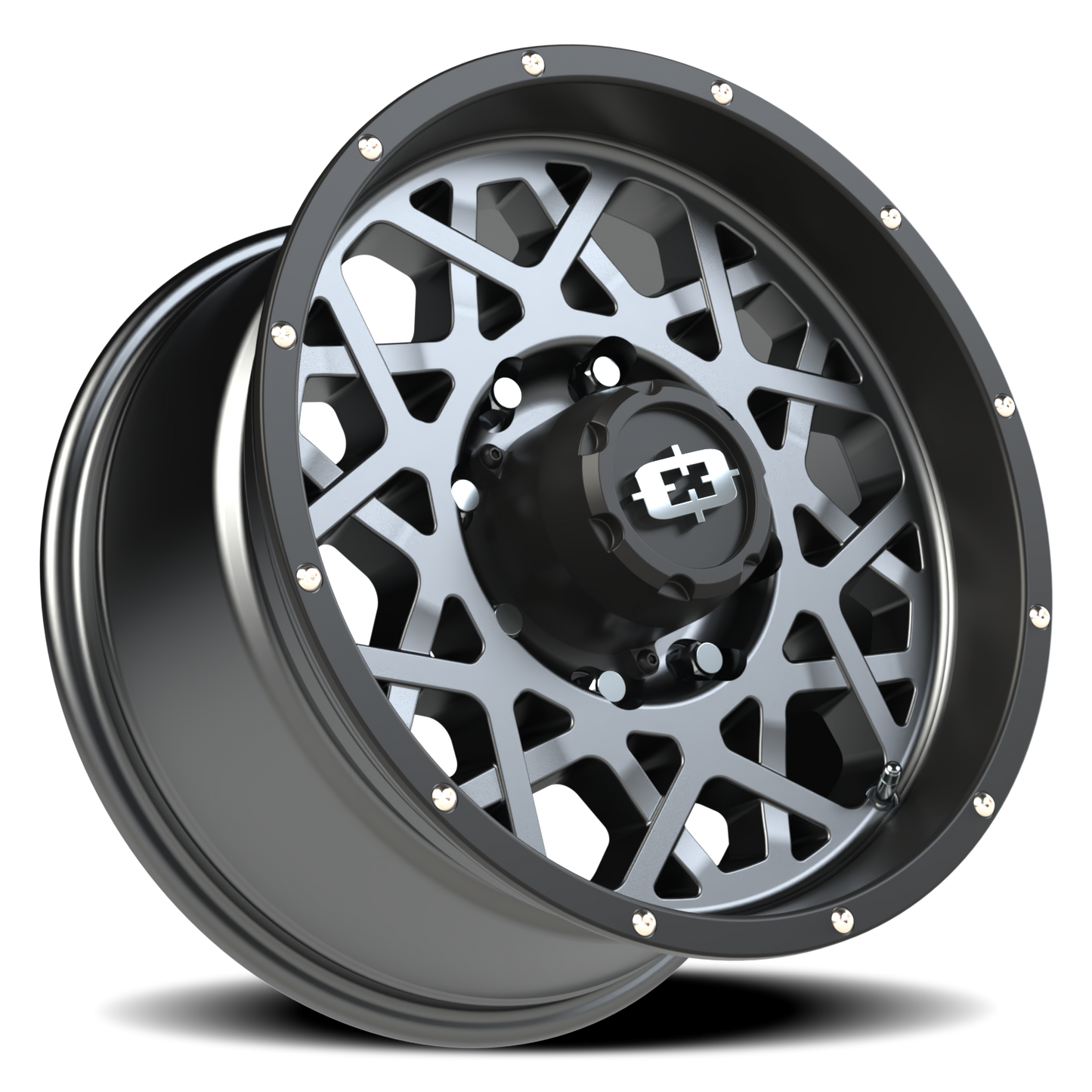 Vision Rocker 18X9 Anthracite with Satin Black Lip Wheel