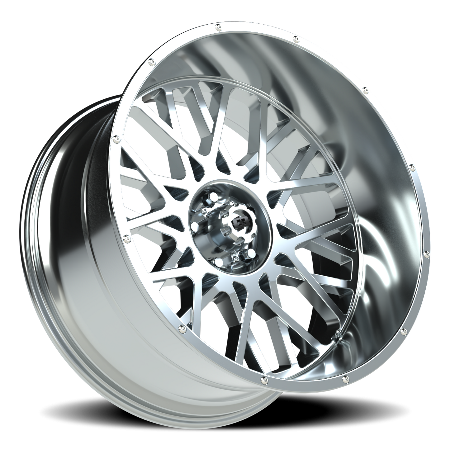 Vision Rocker 24X12 Chrome Wheel