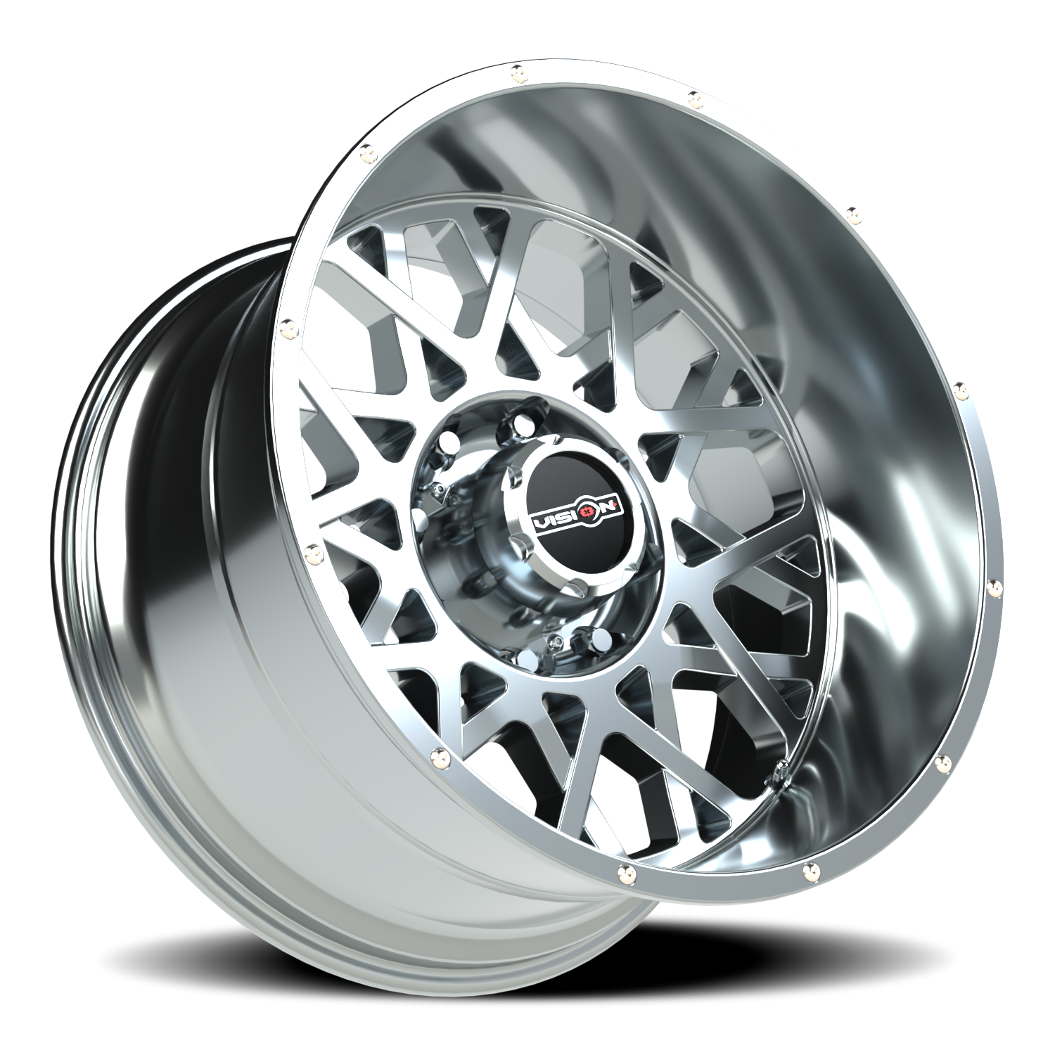 Vision Rocker 22X12 Chrome Wheel