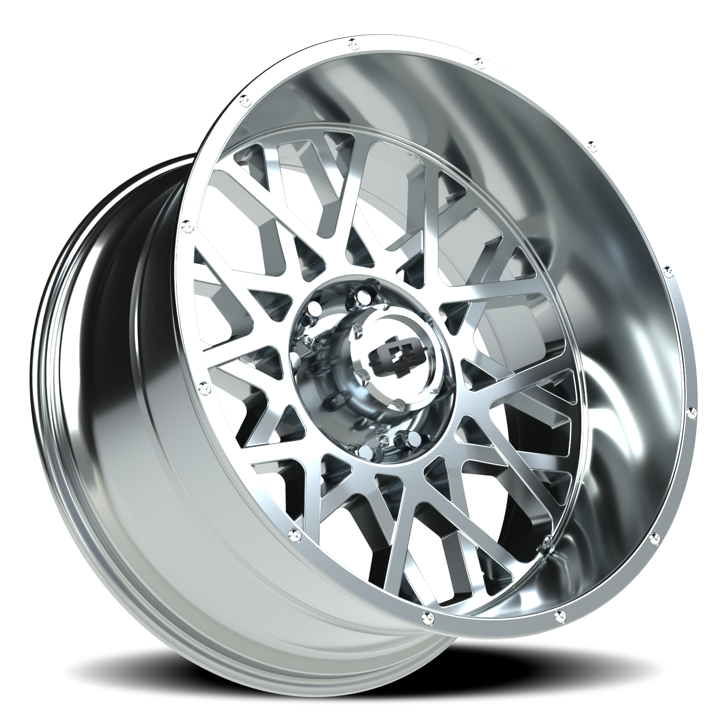 Vision Rocker 24X12 Chrome Wheel