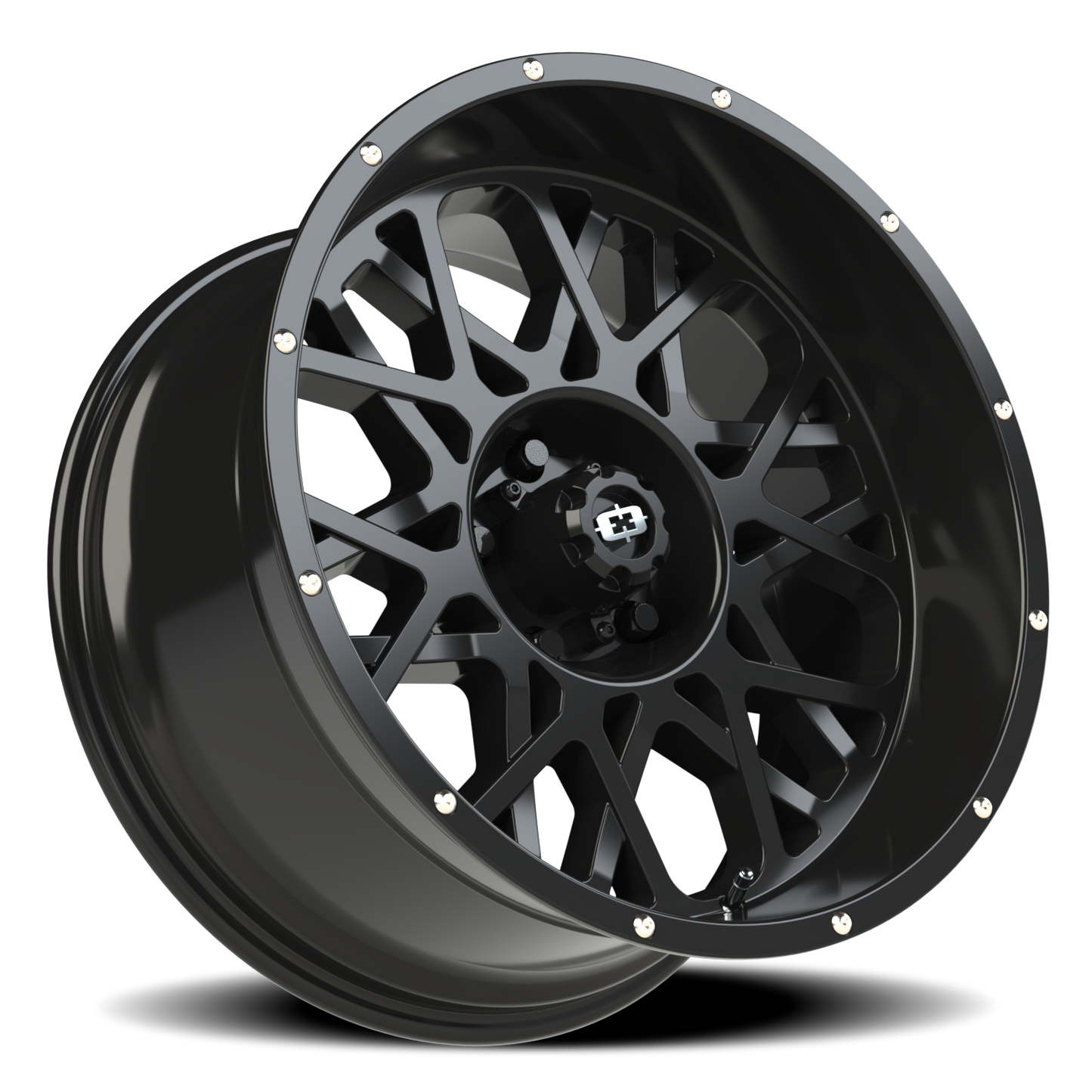 Vision Rocker 20X10 Gloss Black Wheel