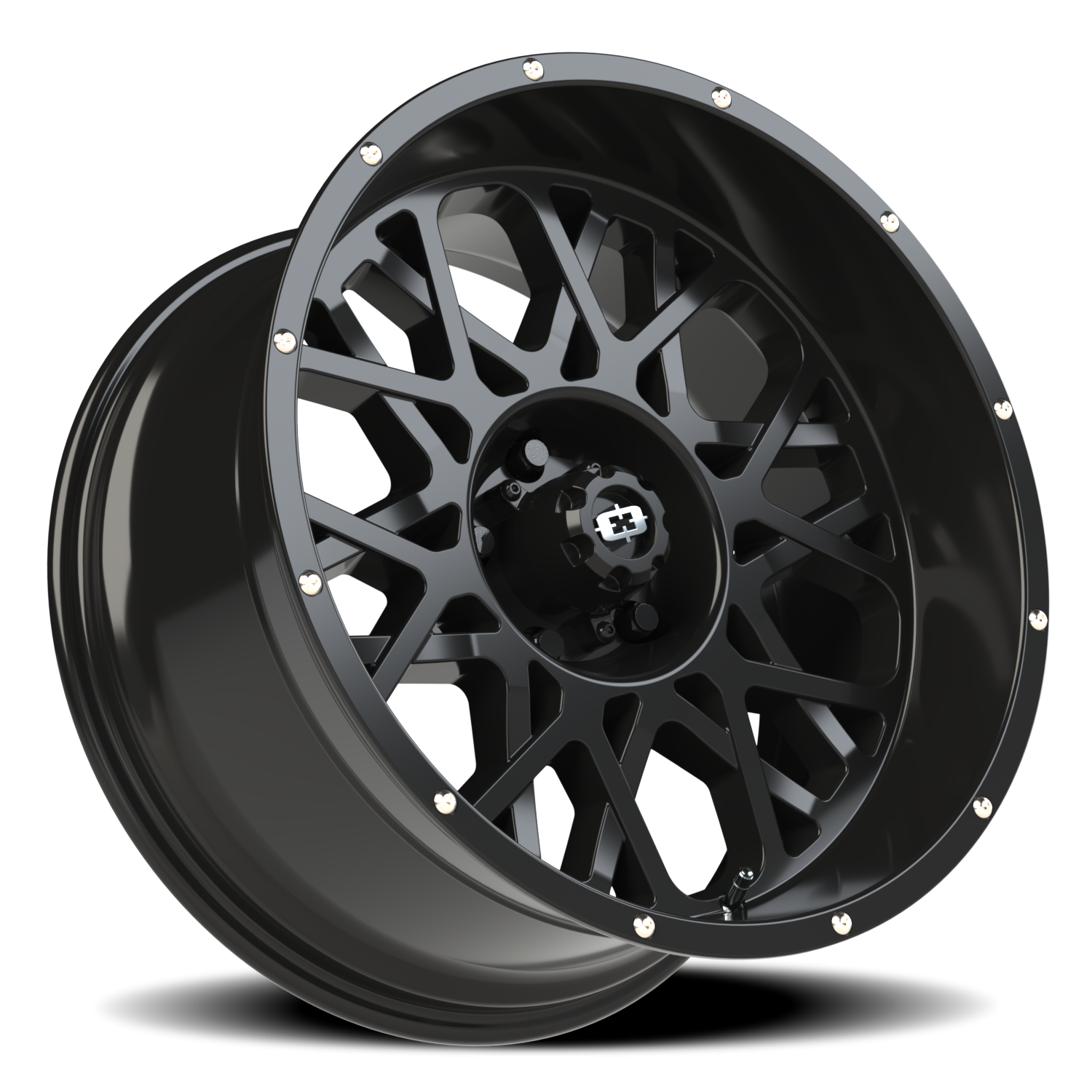 Vision Rocker 20X10 Gloss Black Wheel