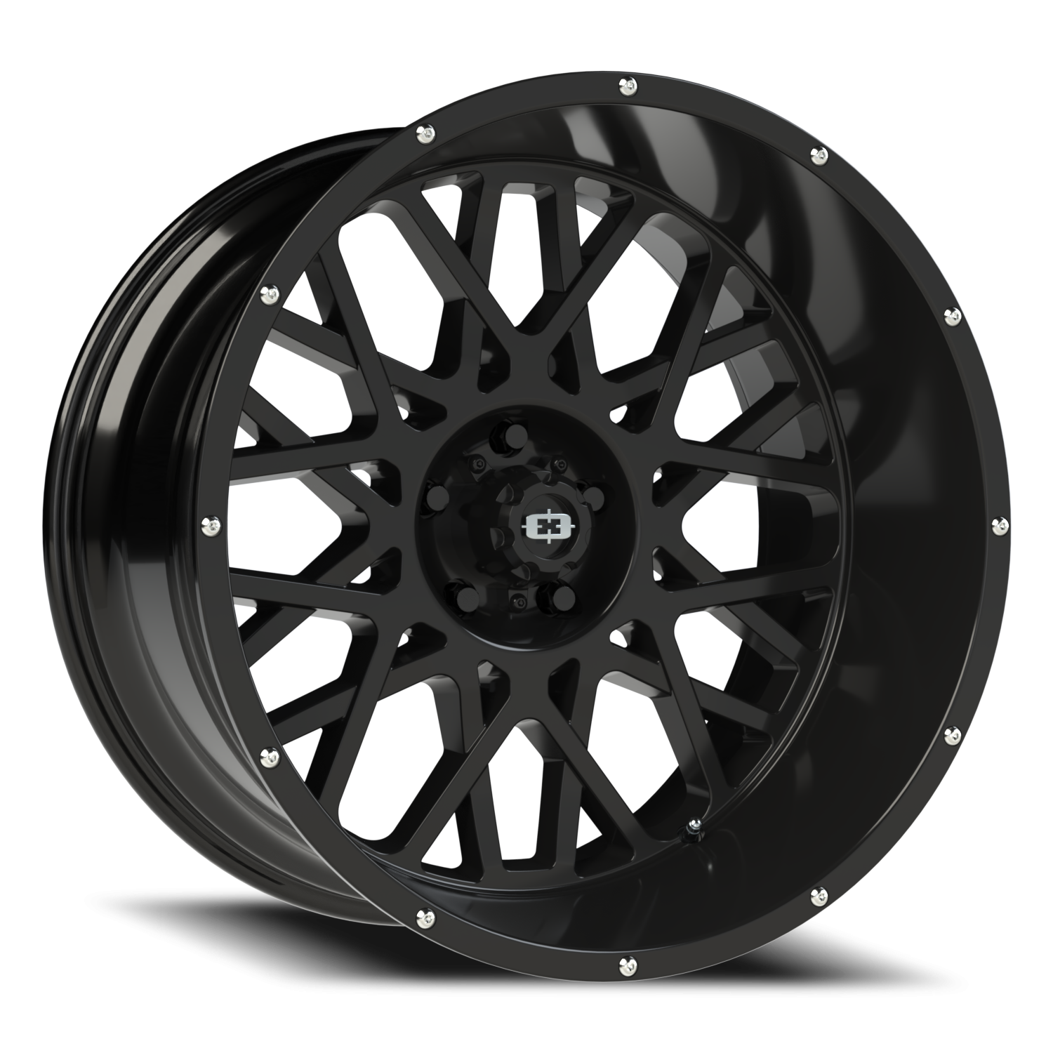 Vision Rocker 22X12 Gloss Black Wheel