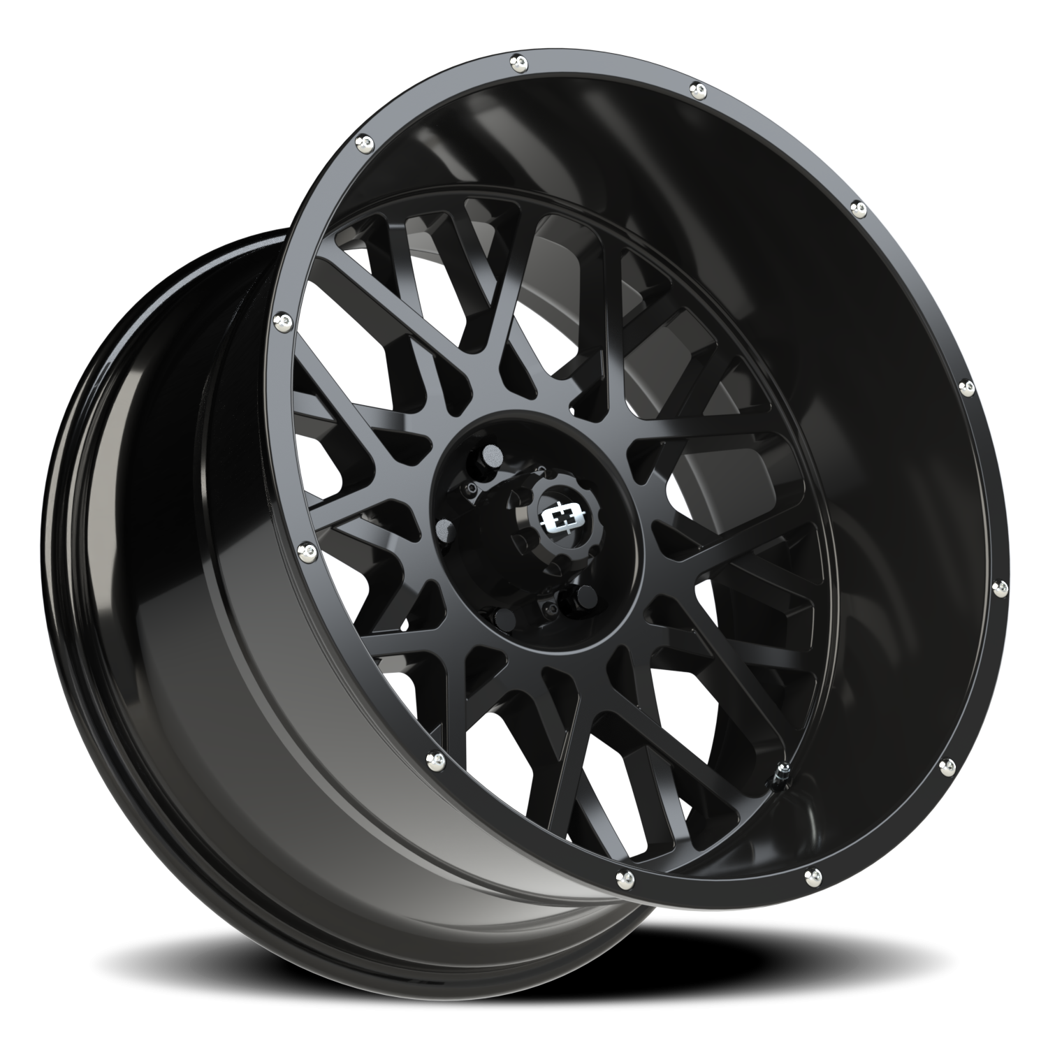 Vision Rocker 22X12 Gloss Black Wheel