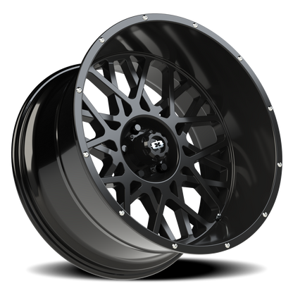 Vision Rocker 22X12 Gloss Black Wheel