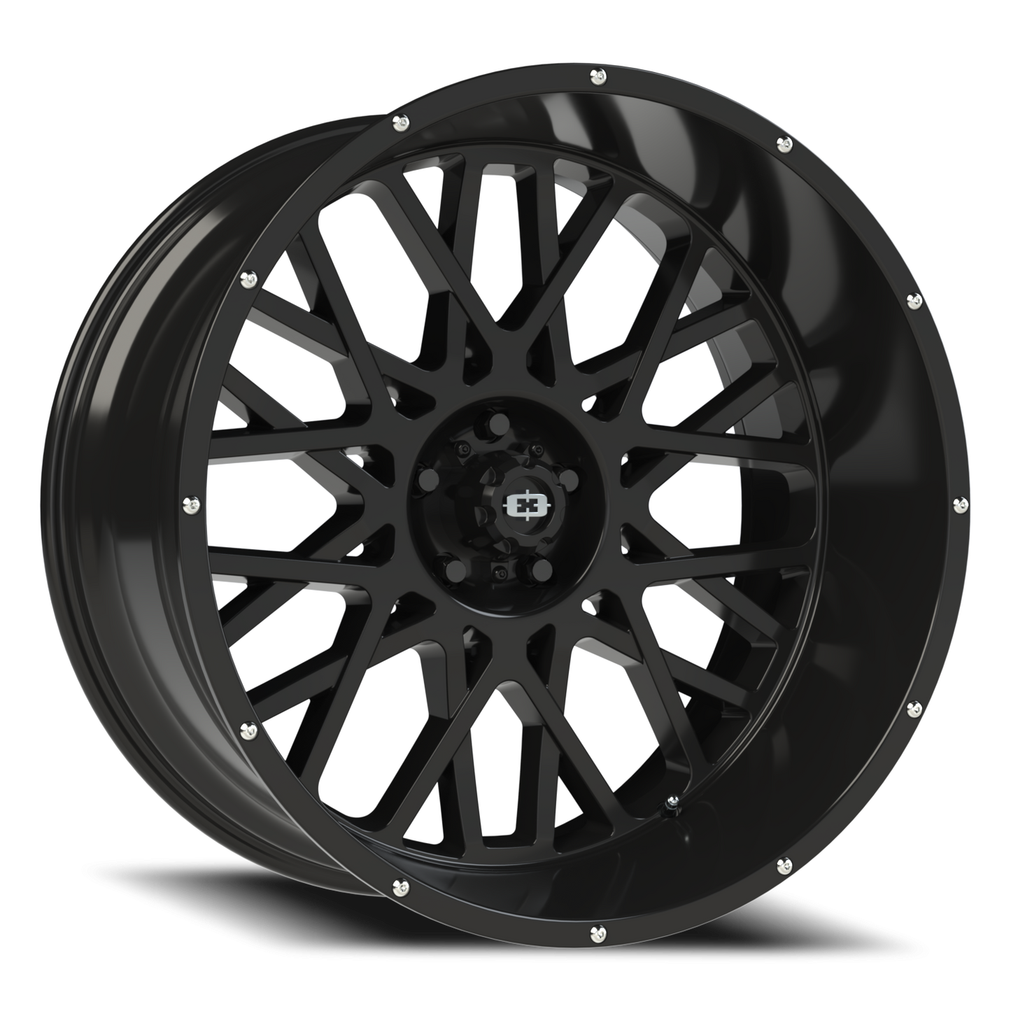 Vision Rocker 24X12 Gloss Black Wheel