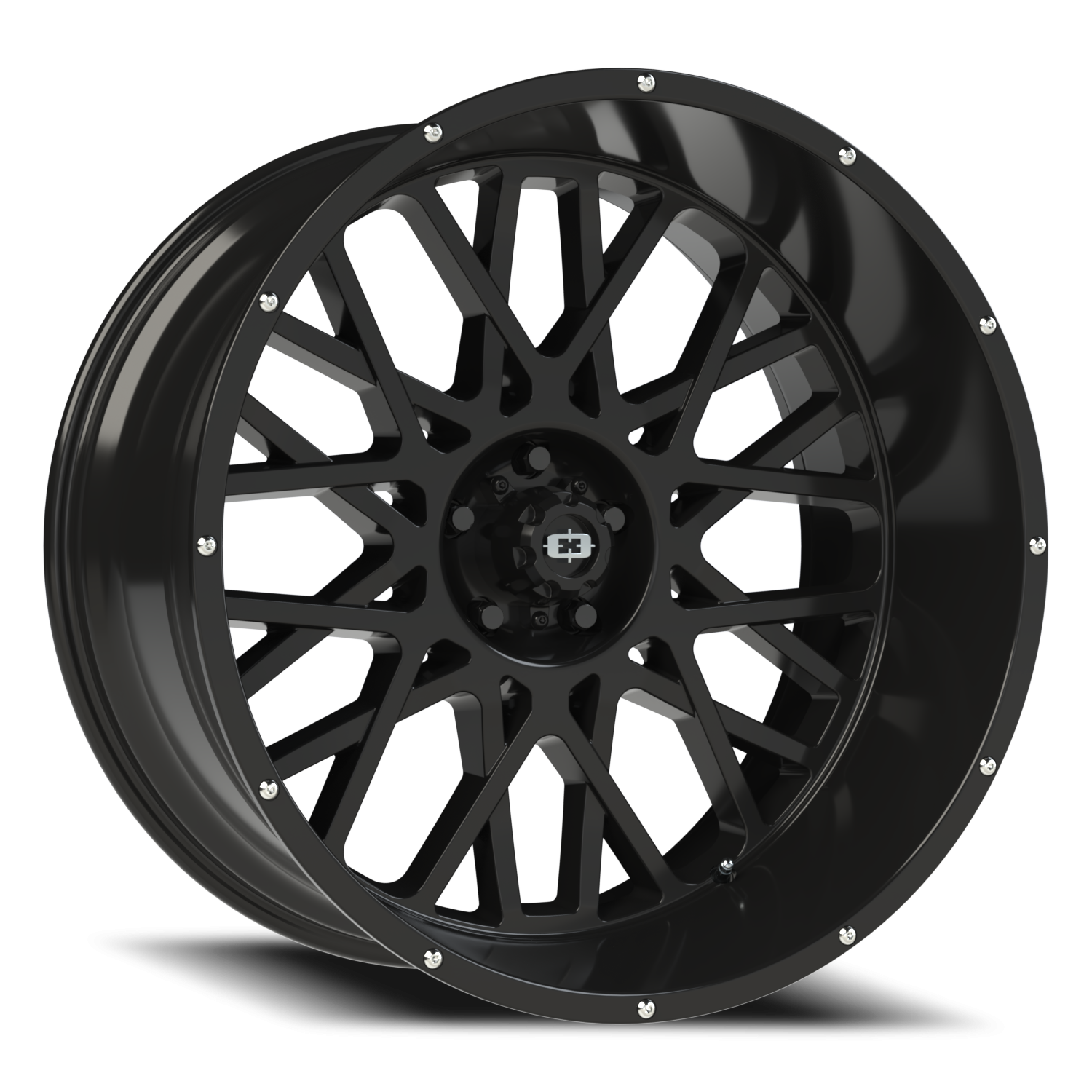 Vision Rocker 24X12 Gloss Black Wheel
