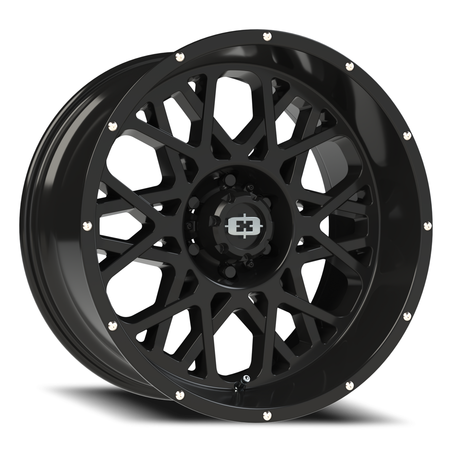 Vision Rocker 20X10 Gloss Black Wheel