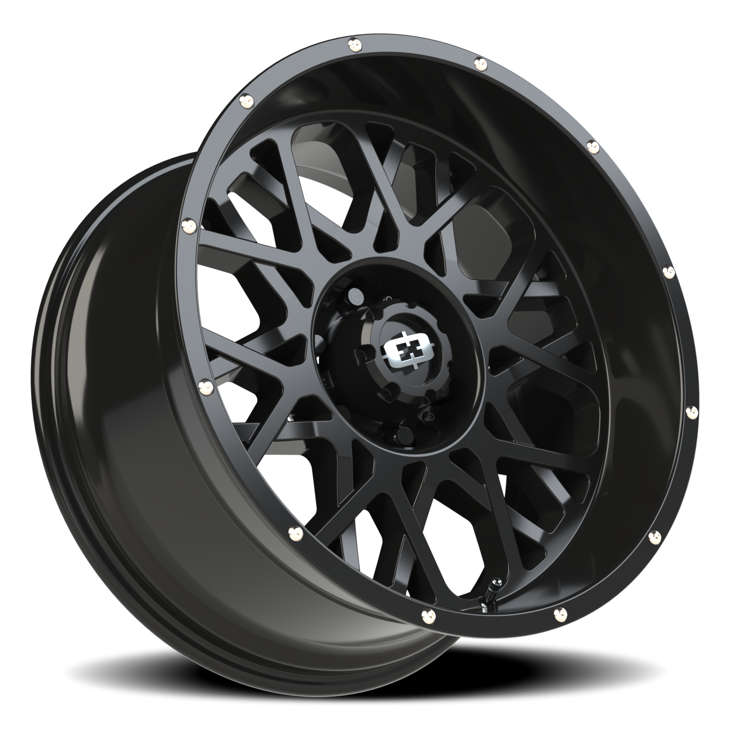 Vision Rocker 20X10 Gloss Black Wheel