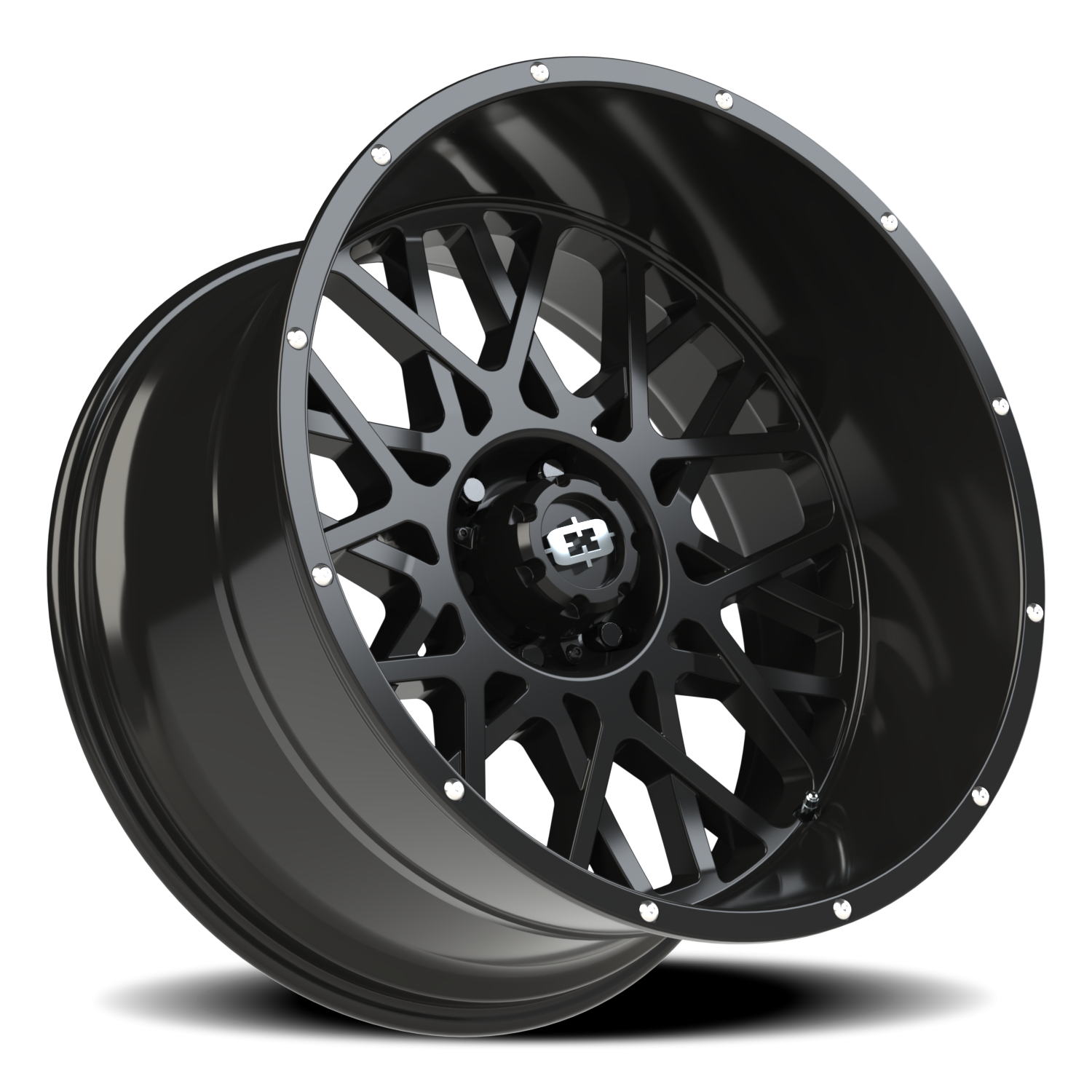Vision Rocker 22X12 Gloss Black Wheel