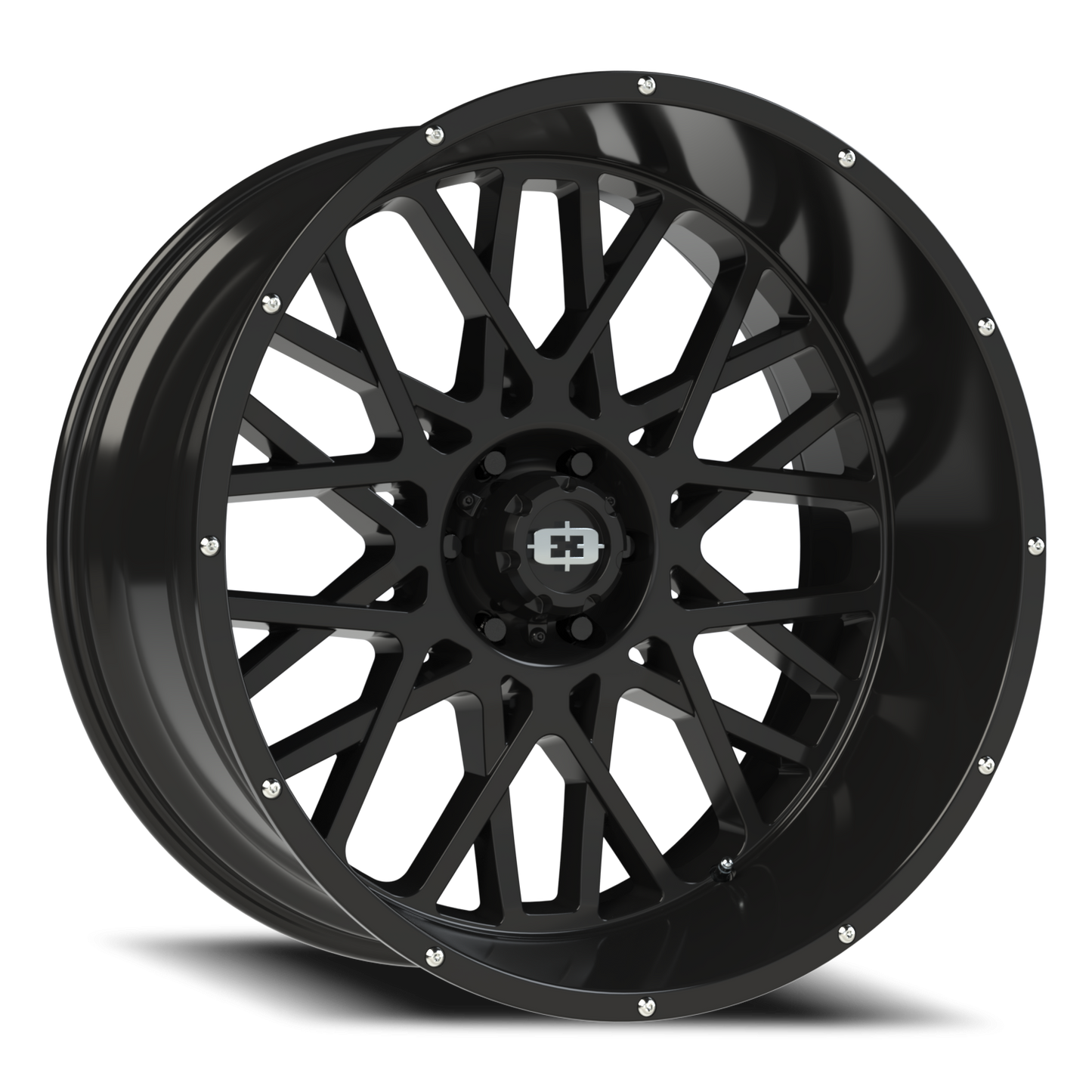 Vision Rocker 24X12 Gloss Black Wheel