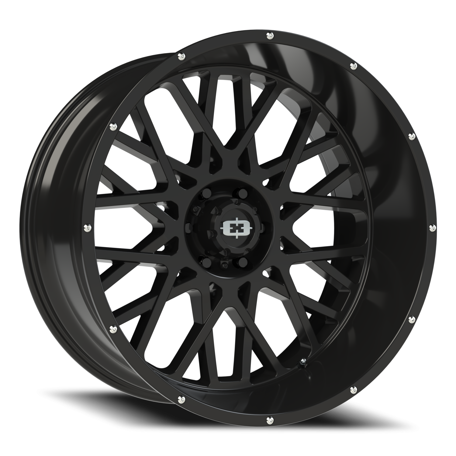Vision Rocker 24X12 Gloss Black Wheel