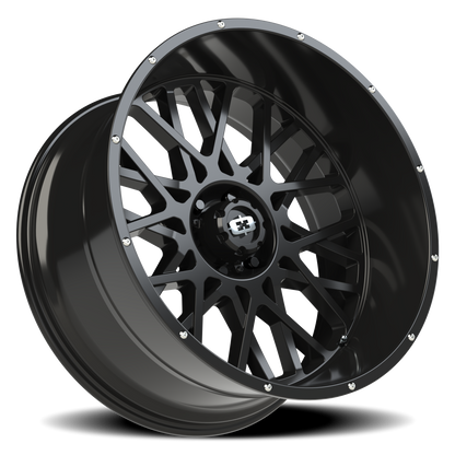 Vision Rocker 24X12 Gloss Black Wheel