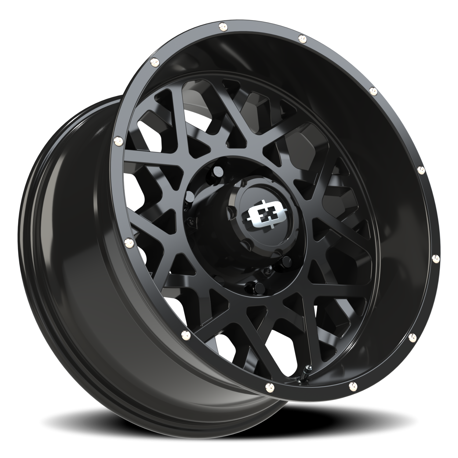 Vision Rocker 20X10 Gloss Black Wheel