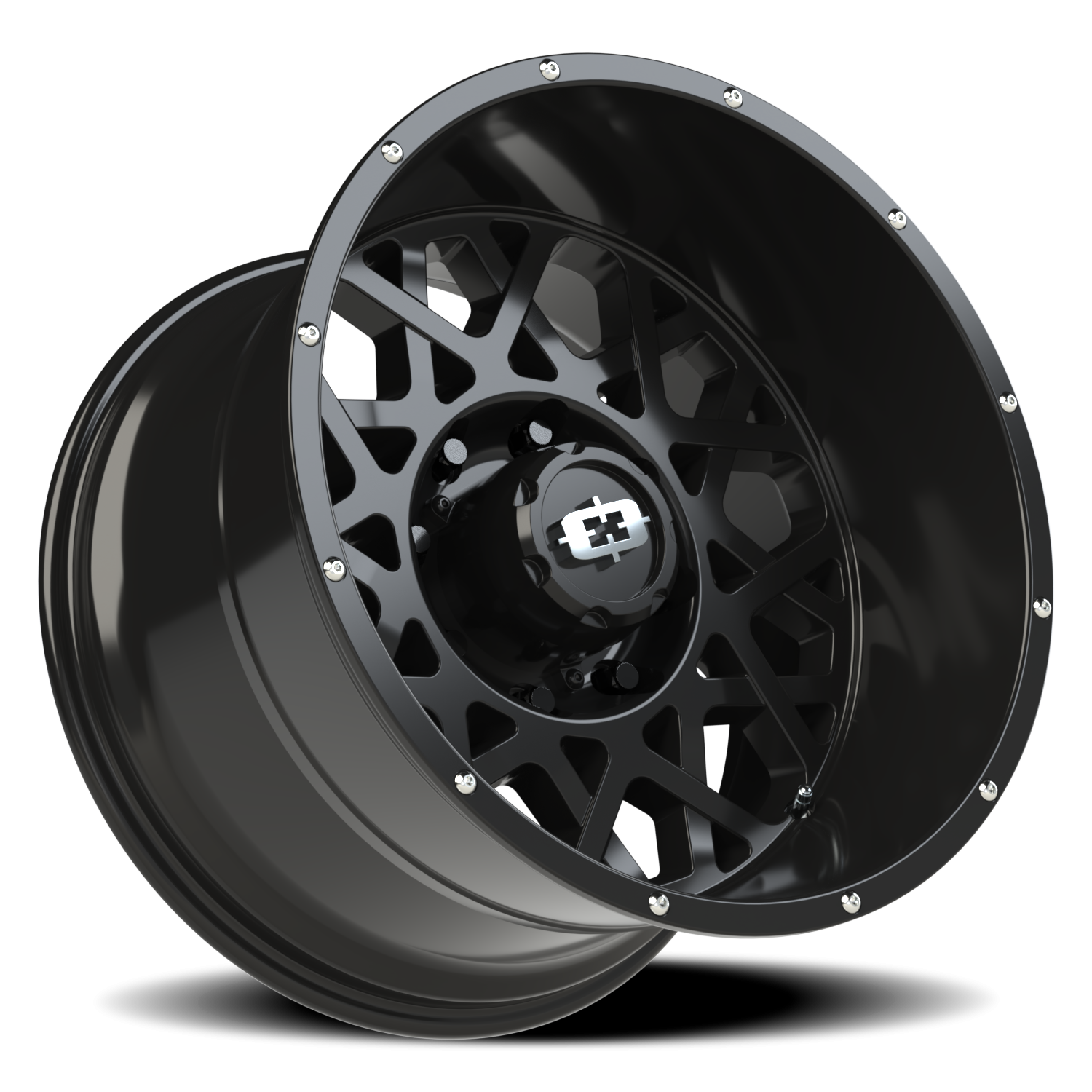Vision Rocker 20X12 Gloss Black Wheel