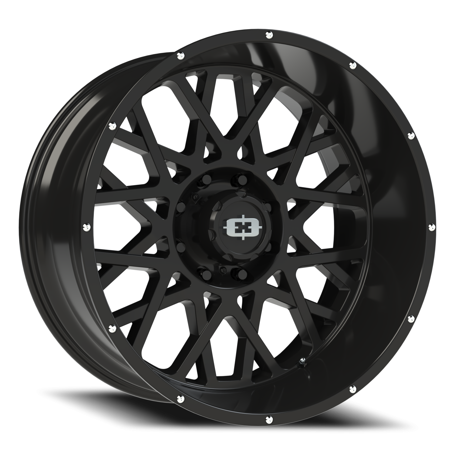 Vision Rocker 24X12 Gloss Black Wheel