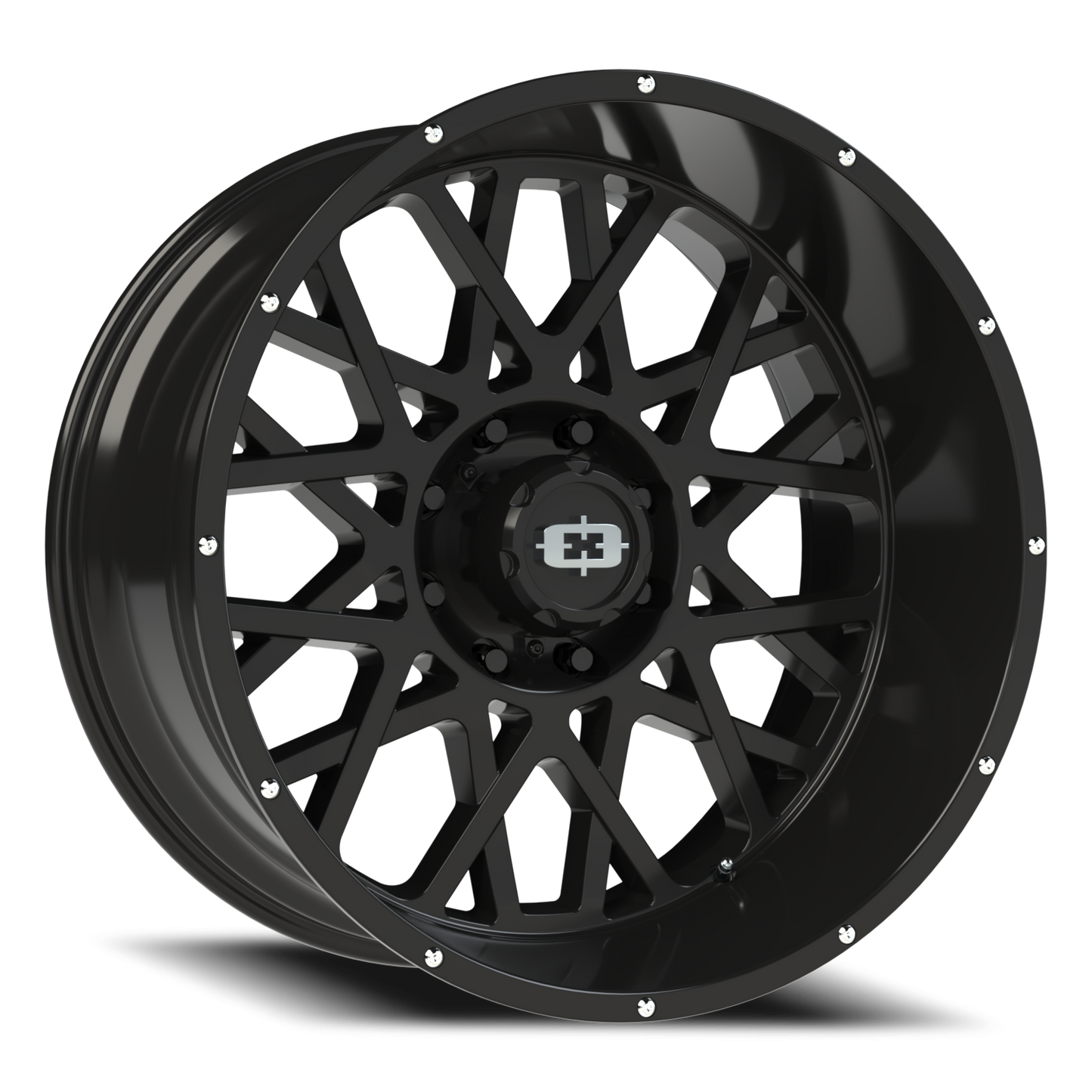 Vision Rocker 24X12 Gloss Black Wheel