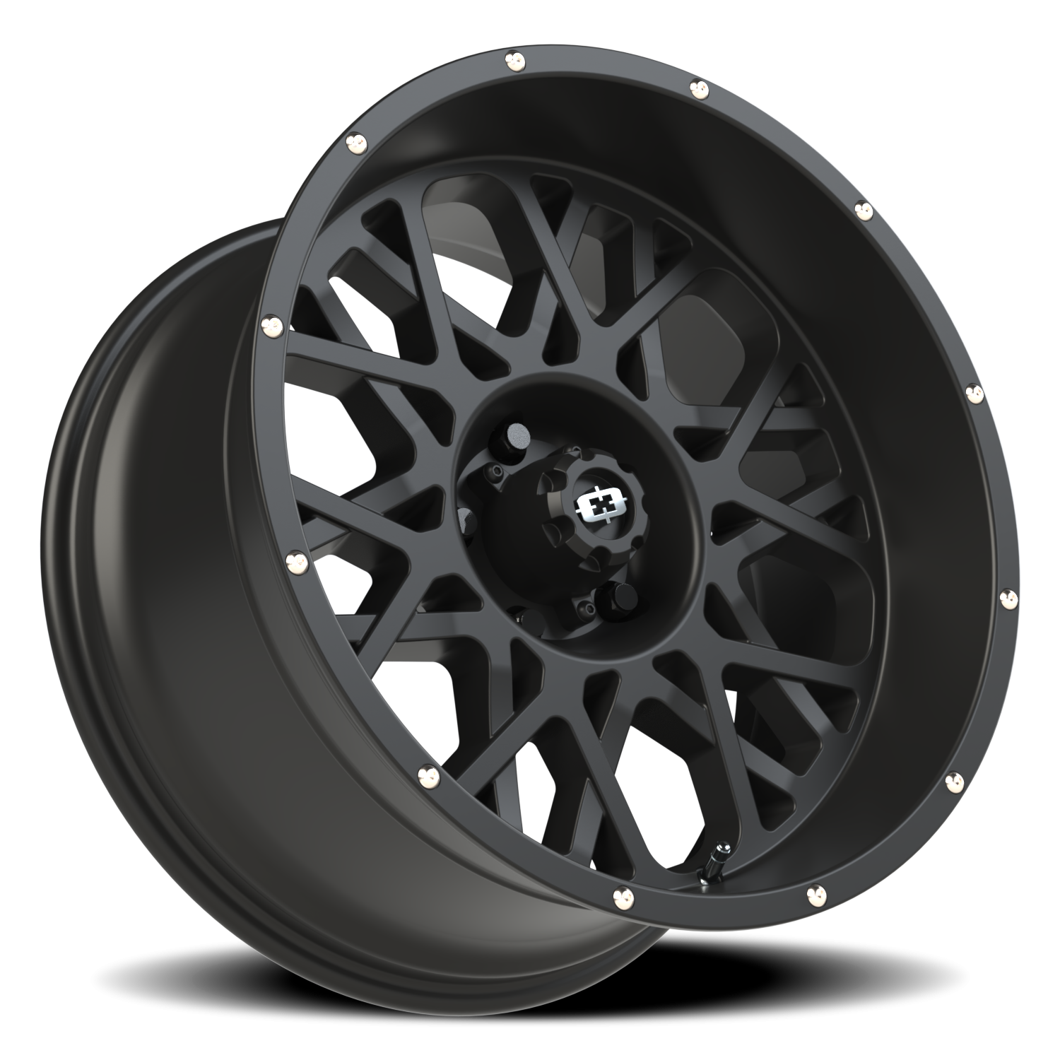 Vision Rocker 20X10 Satin Black Wheel