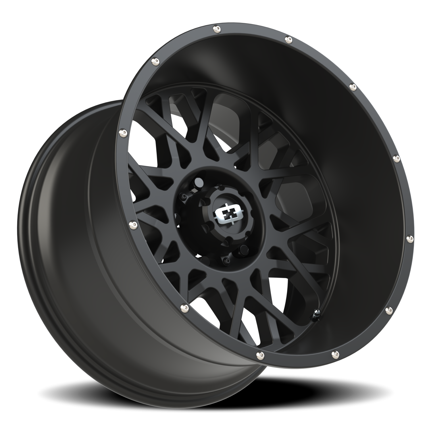 Vision Rocker 20X12 Satin Black Wheel