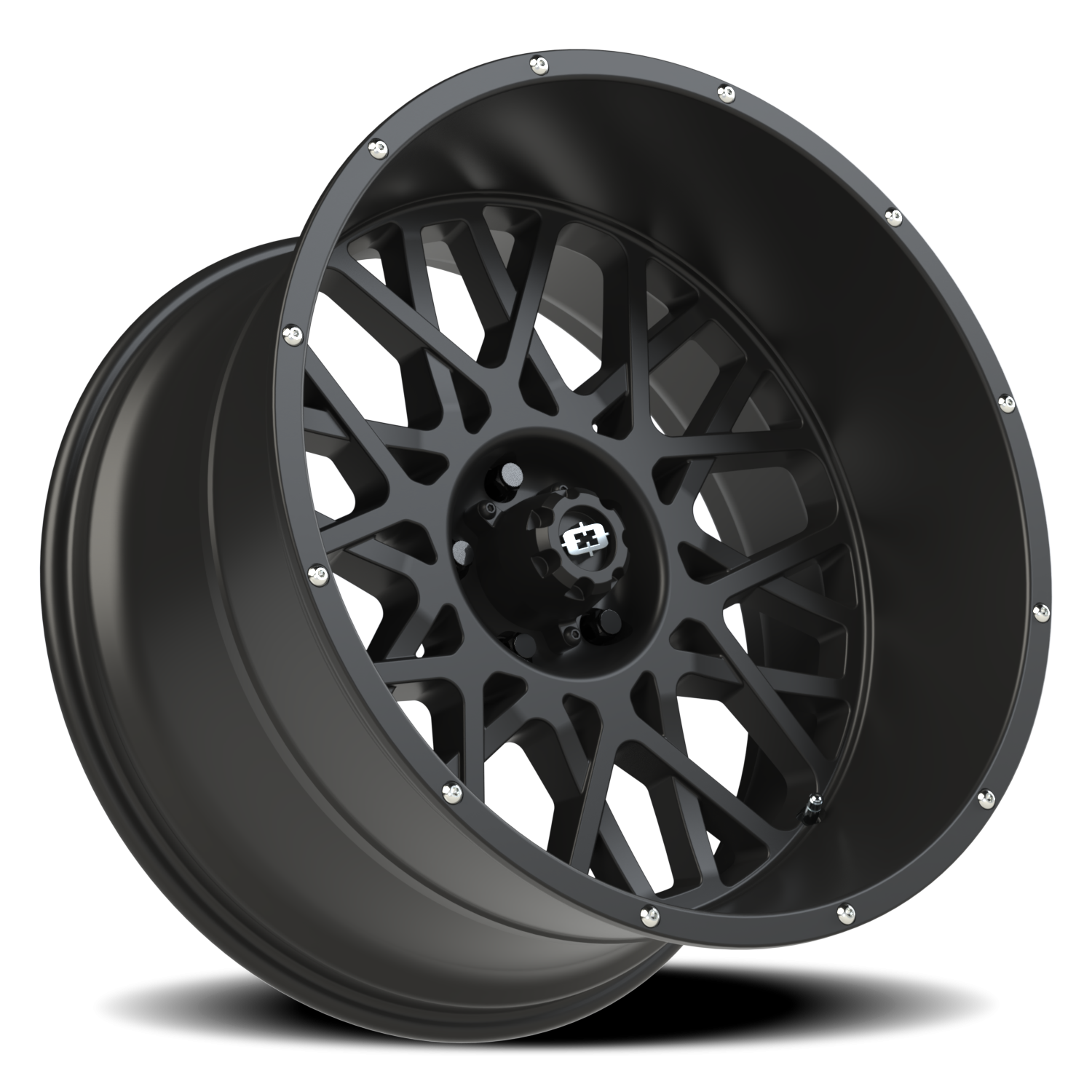 Vision Rocker 22X12 Satin Black Wheel