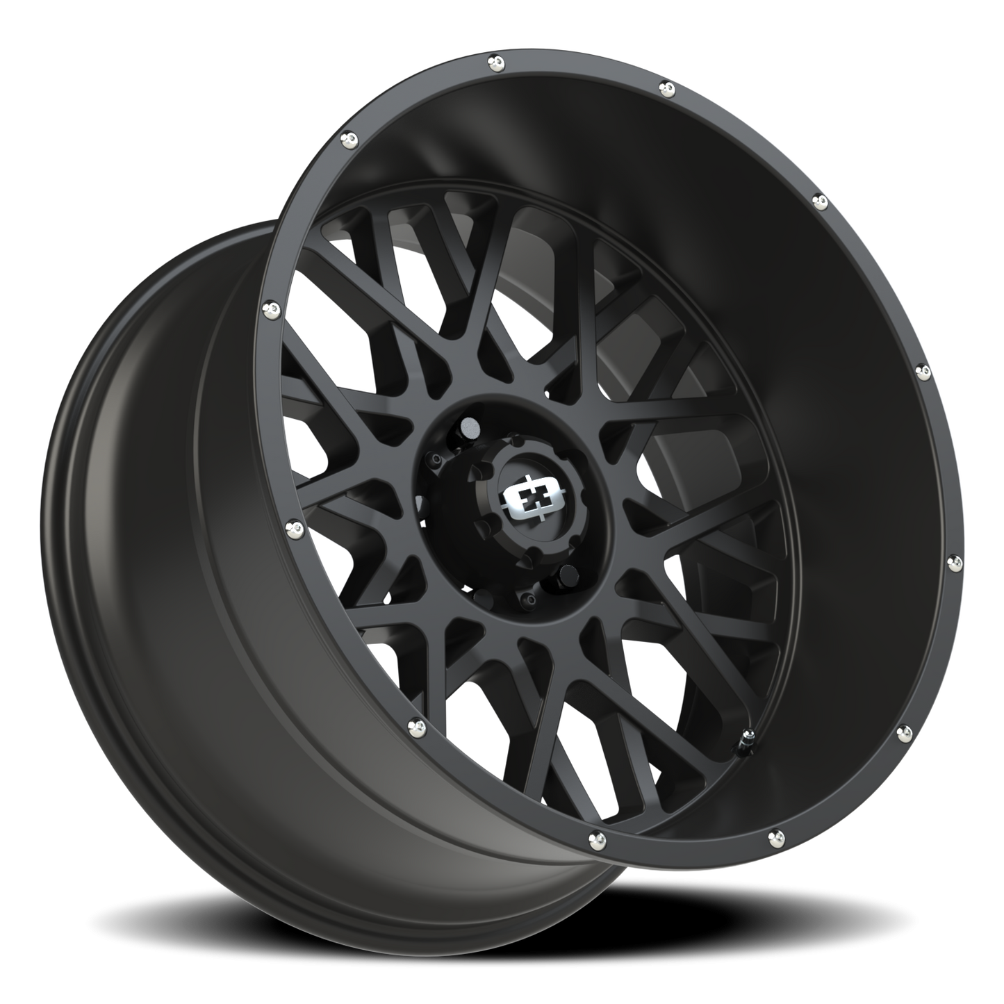 Vision Rocker 22X12 Satin Black Wheel