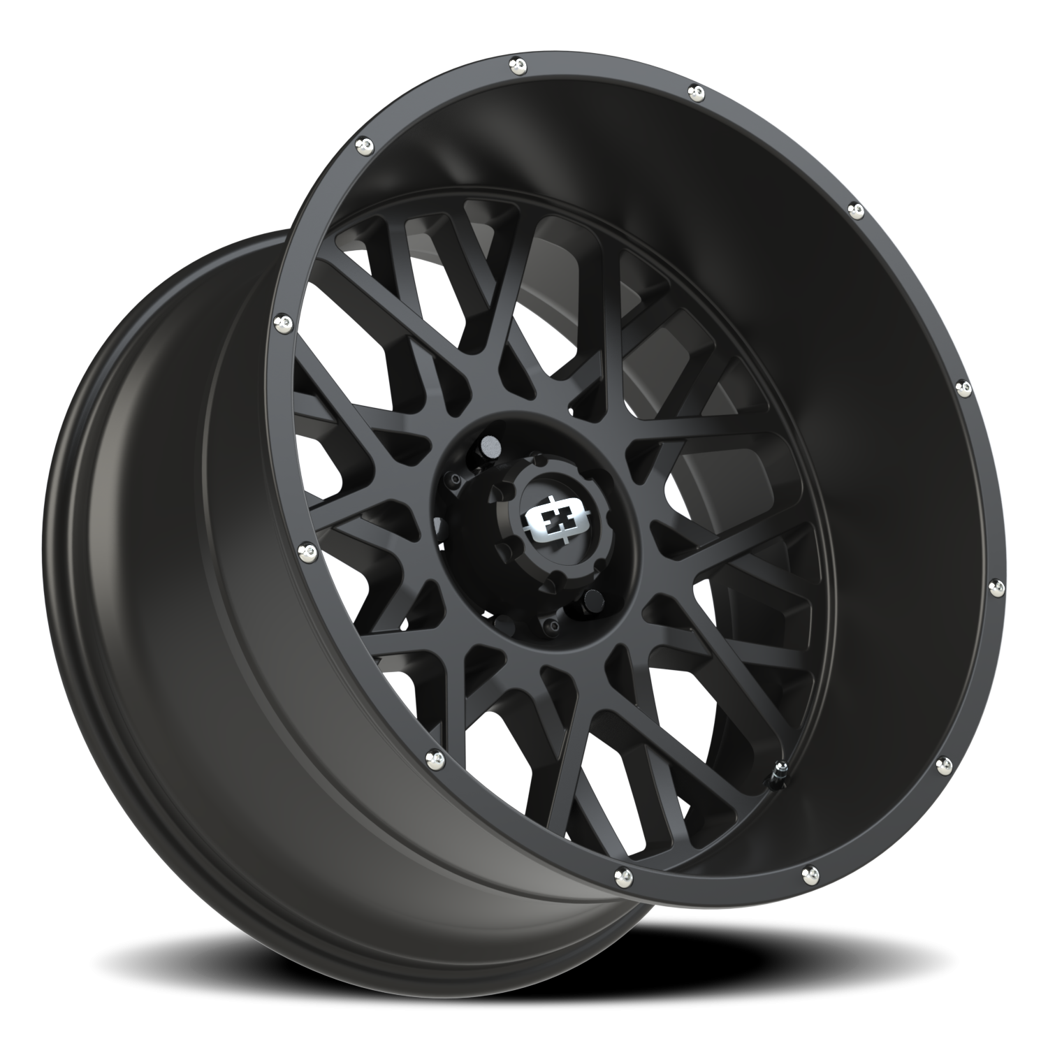 Vision Rocker 22X12 Satin Black Wheel