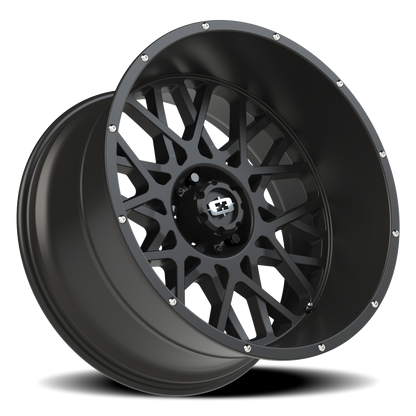 Vision Rocker 22X12 Satin Black Wheel