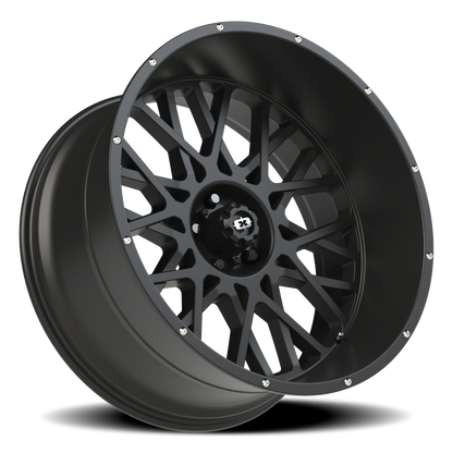 Vision Rocker 24X12 Satin Black Wheel