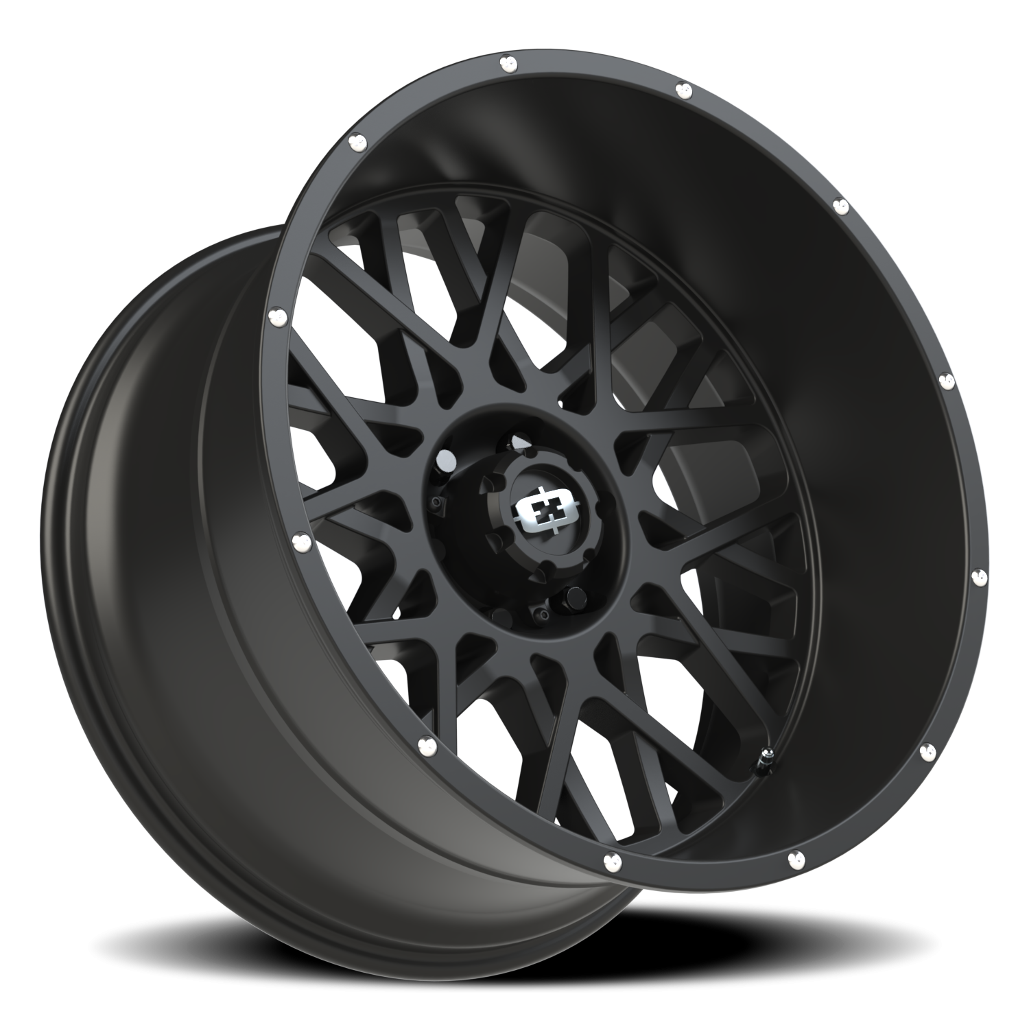 Vision Rocker 22X12 Satin Black Wheel
