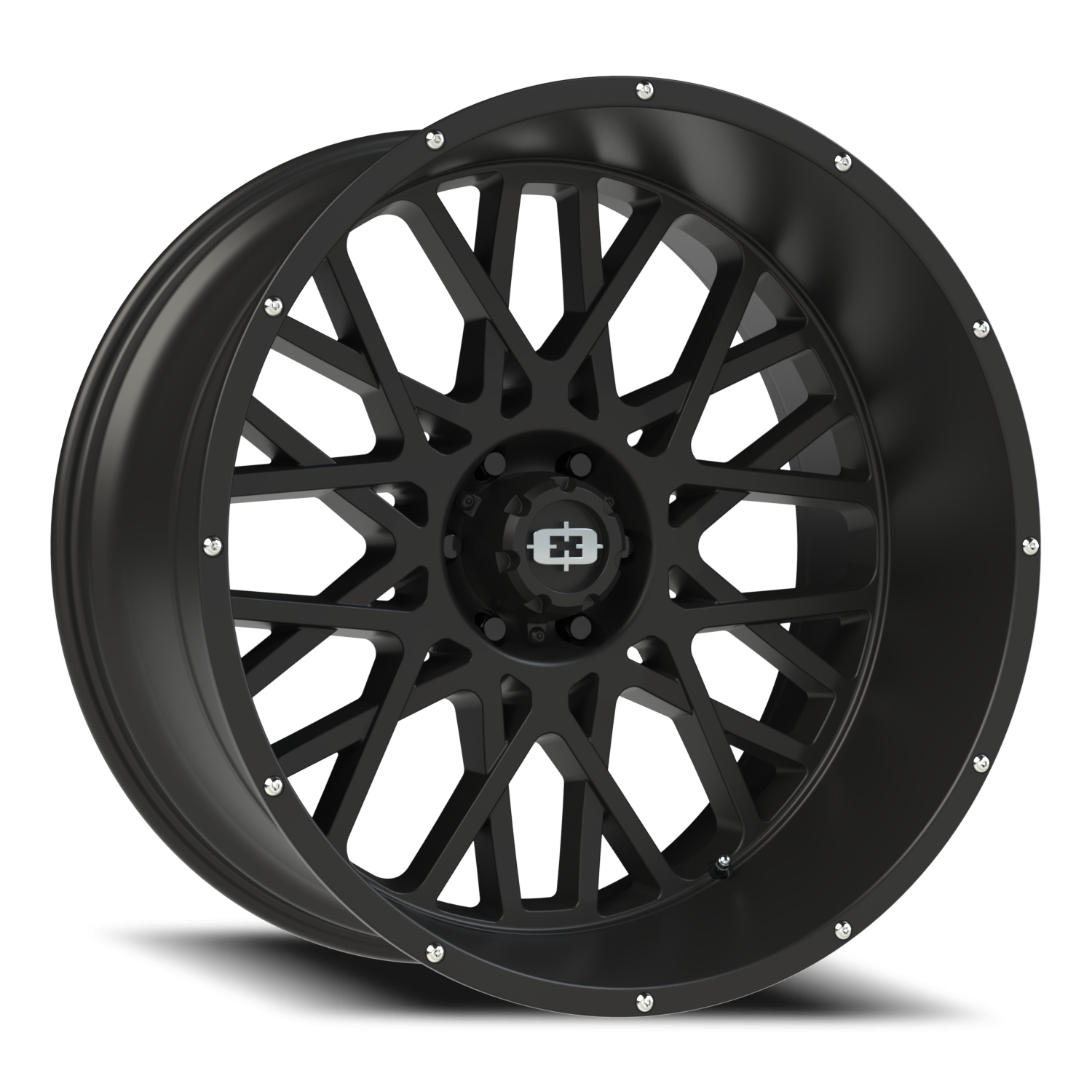 Vision Rocker 24X12 Satin Black Wheel