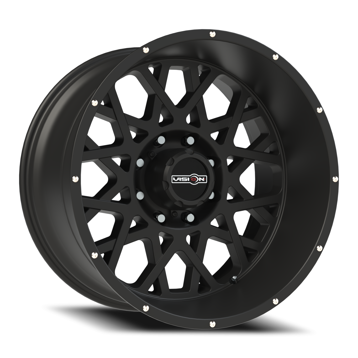 Vision Rocker 22X12 Satin Black Wheel