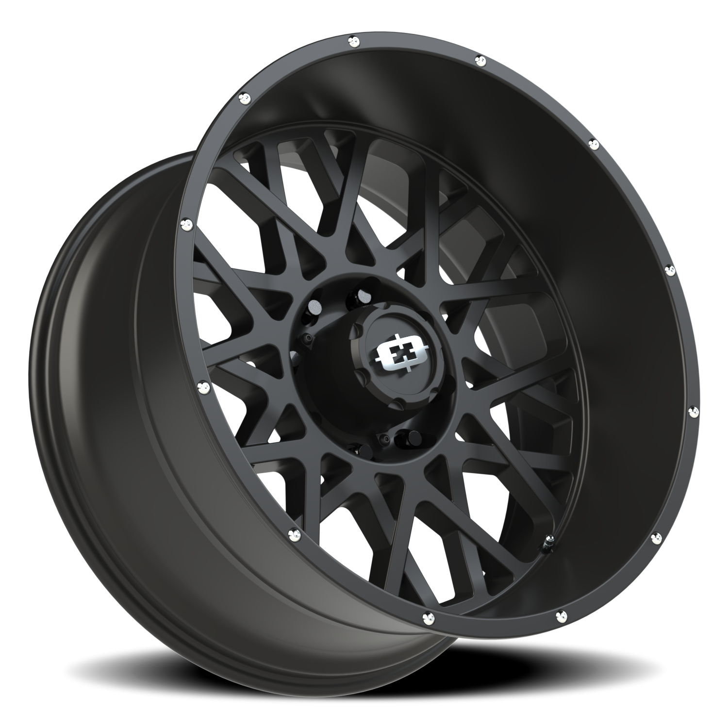 Vision Rocker 24X12 Satin Black Wheel