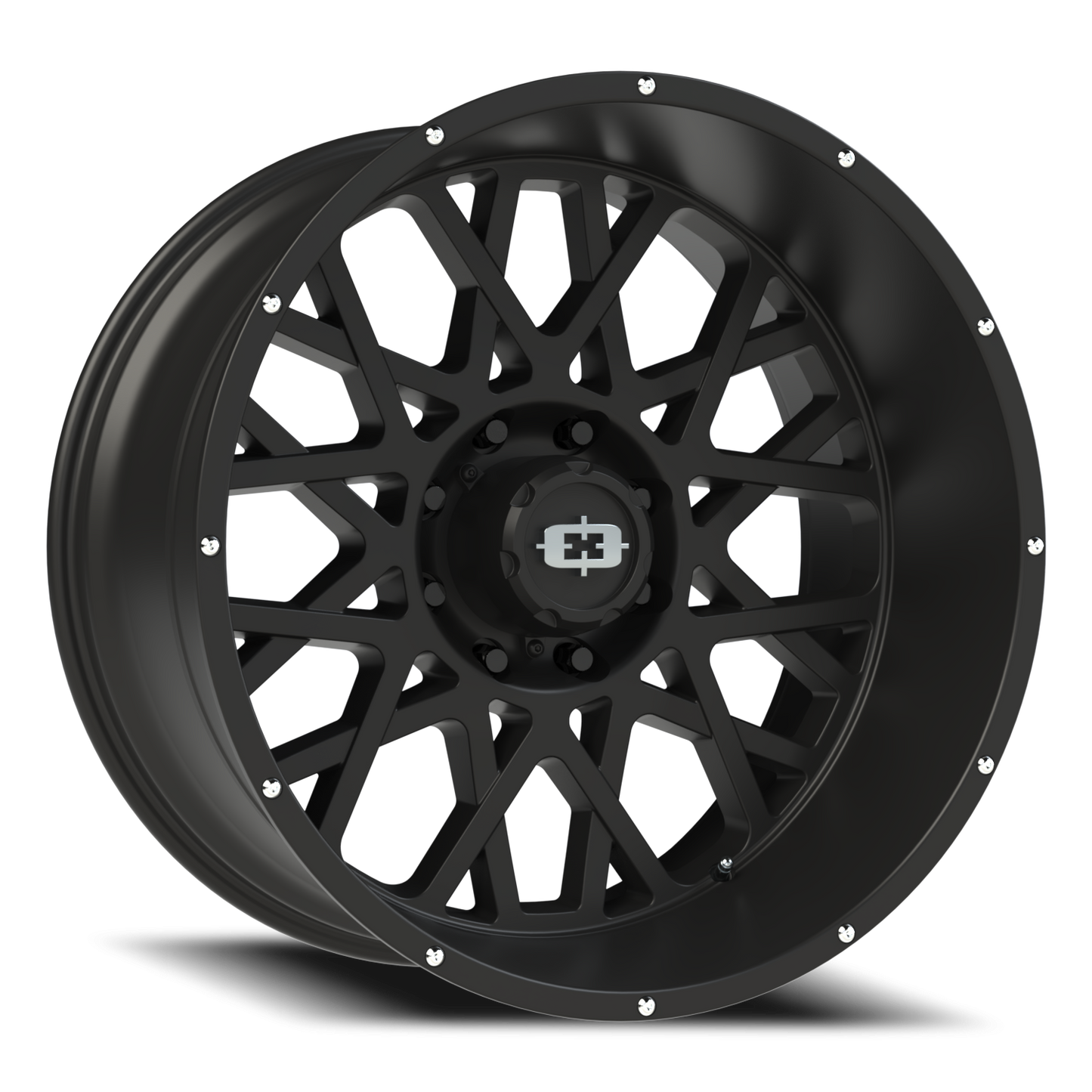 Vision Rocker 24X12 Satin Black Wheel