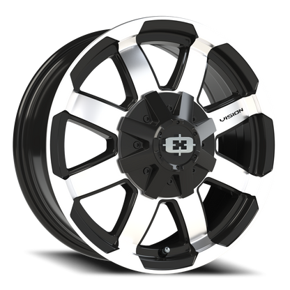 Vision 16LB-SPRINT 16X6.5 Gloss Black Machined Face Wheel