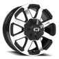 Vision 16LB-SPRINT 16X6.5 Gloss Black Machined Face Wheel