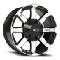 Vision Valor 18X8.5 Gloss Black Machined Face Wheel