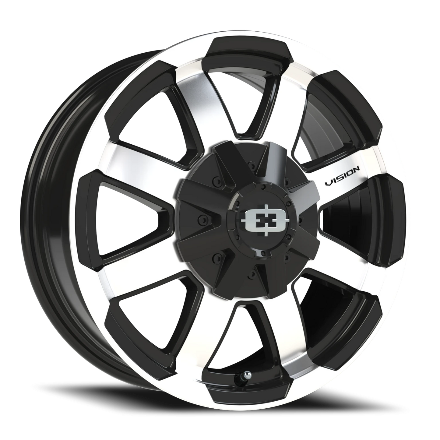 Vision VAL18LB-PROMAST 16X6.5 Gloss Black Machined Face Wheel