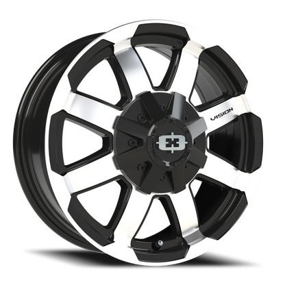 Vision VAL18LB-PROMAST 16X6.5 Gloss Black Machined Face Wheel