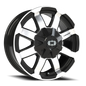 Vision VAL18LB-PROMAST 16X6.5 Gloss Black Machined Face Wheel