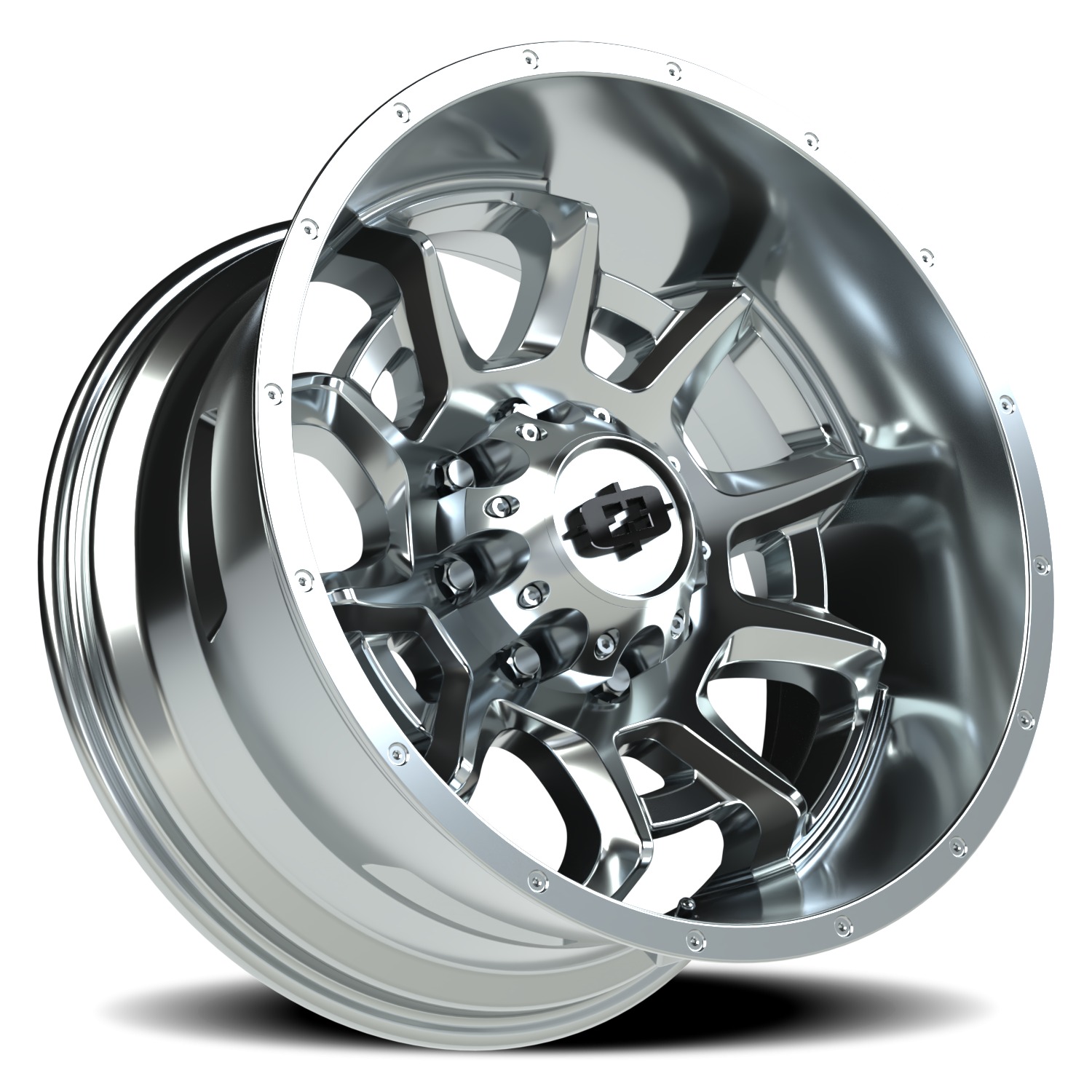 Vision Bomb 20X10 Chrome Wheel