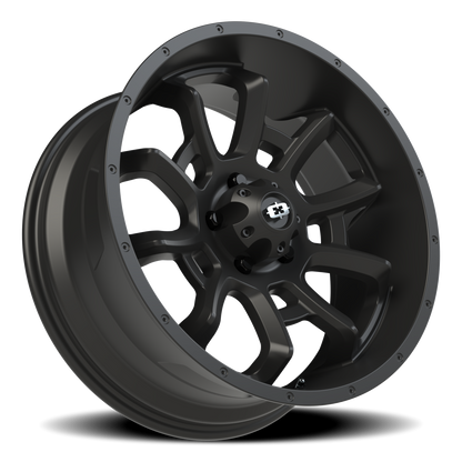 Vision Bomb 20X9 Satin Black Wheel