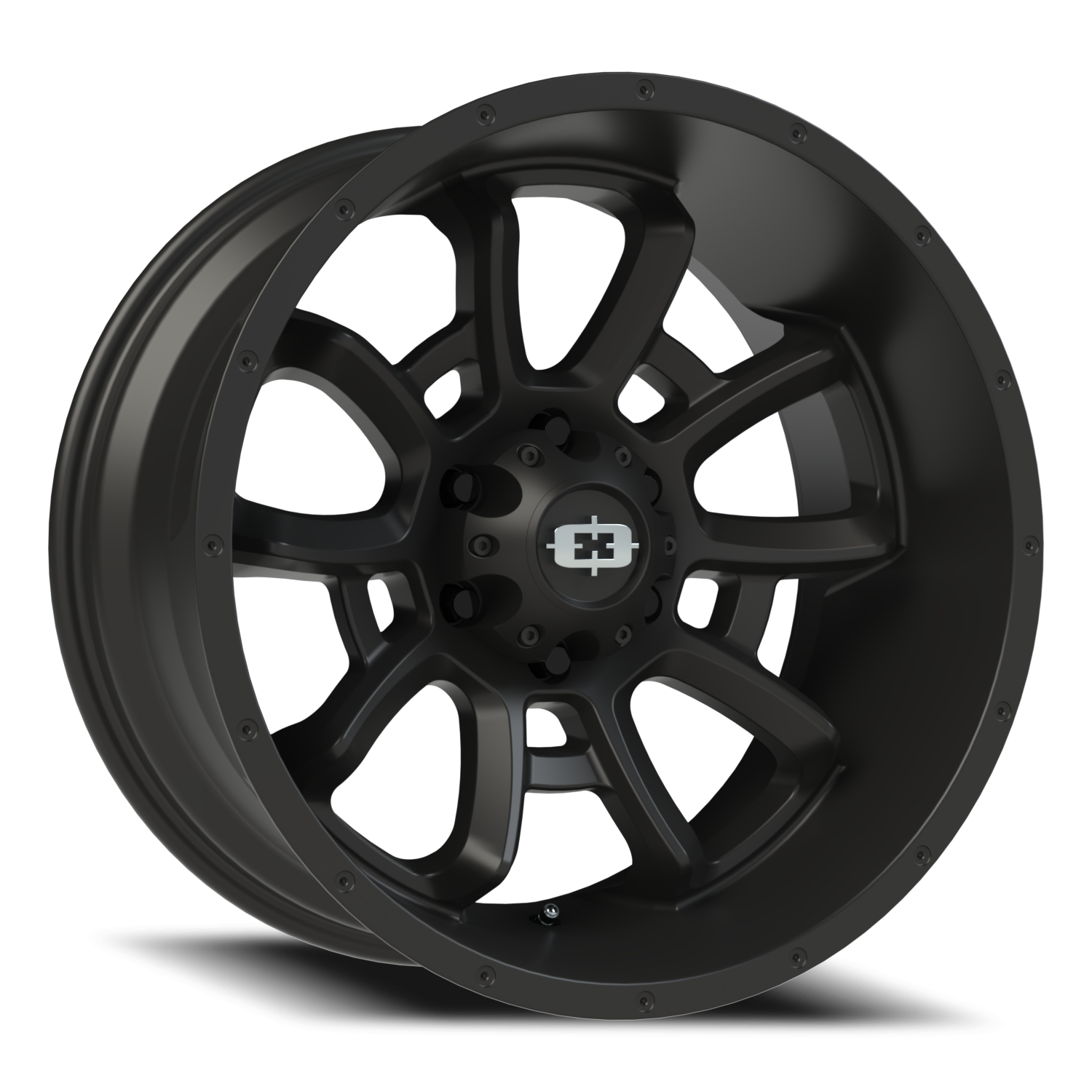 Vision Bomb 20X10 Satin Black Wheel
