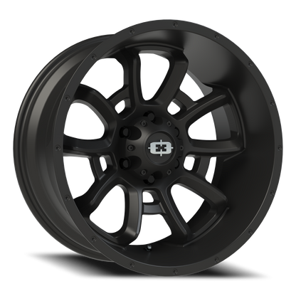 Vision Bomb 20X10 Satin Black Wheel