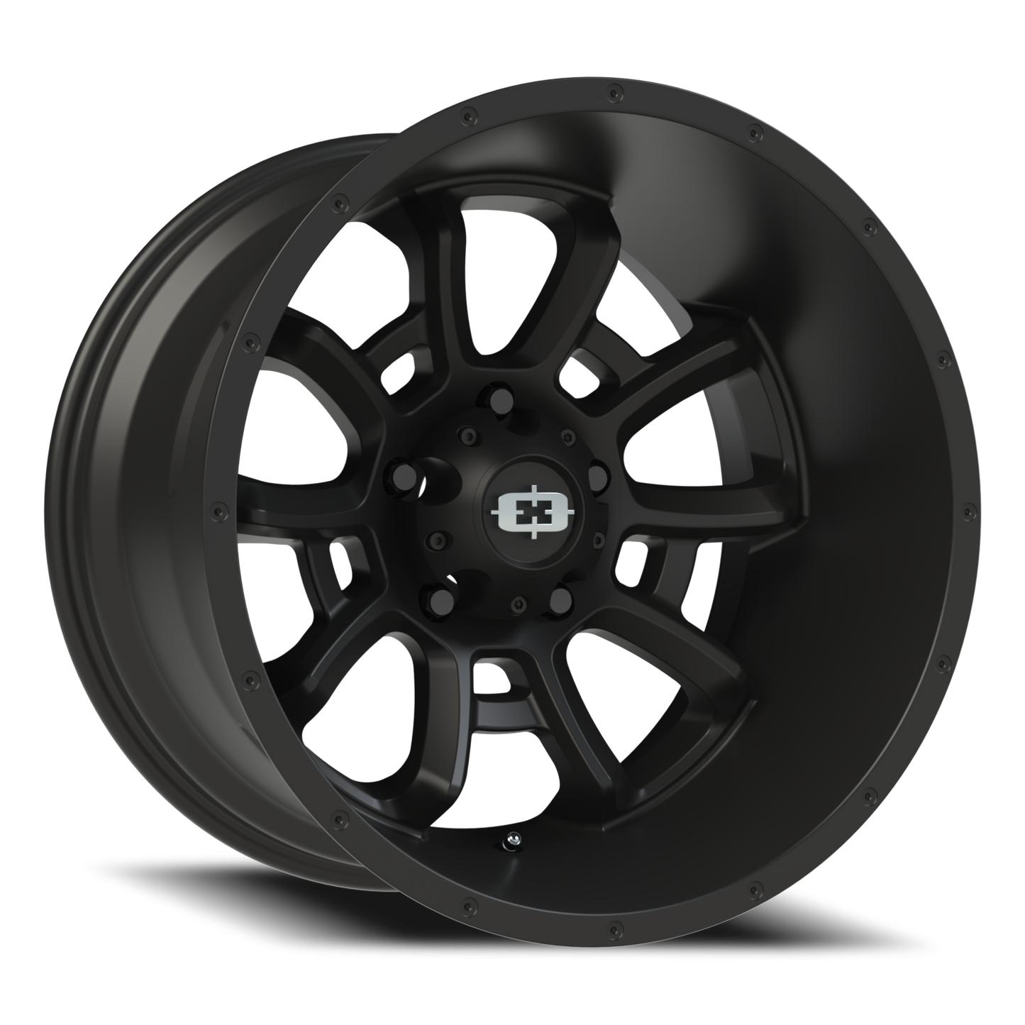 Vision Bomb 20X12 Satin Black Wheel